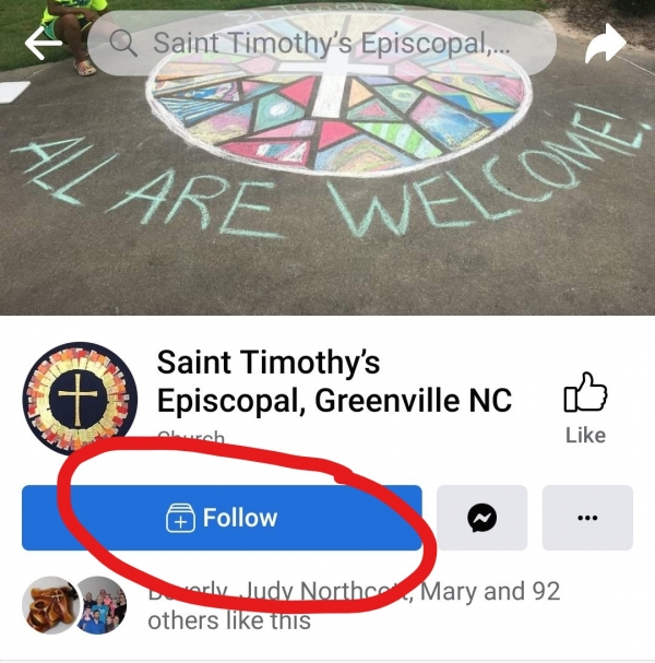 Official Church Facebook Page