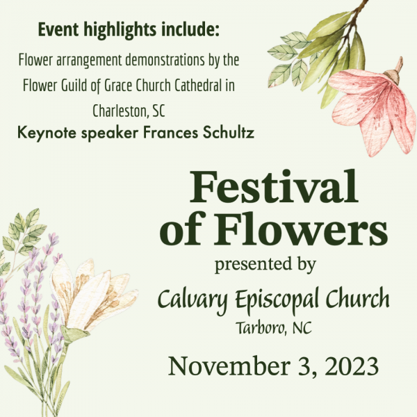 Festival of Flowers presented by Calvary Episcopal Church